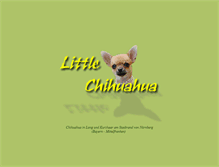 Tablet Screenshot of little-chihuahua.de